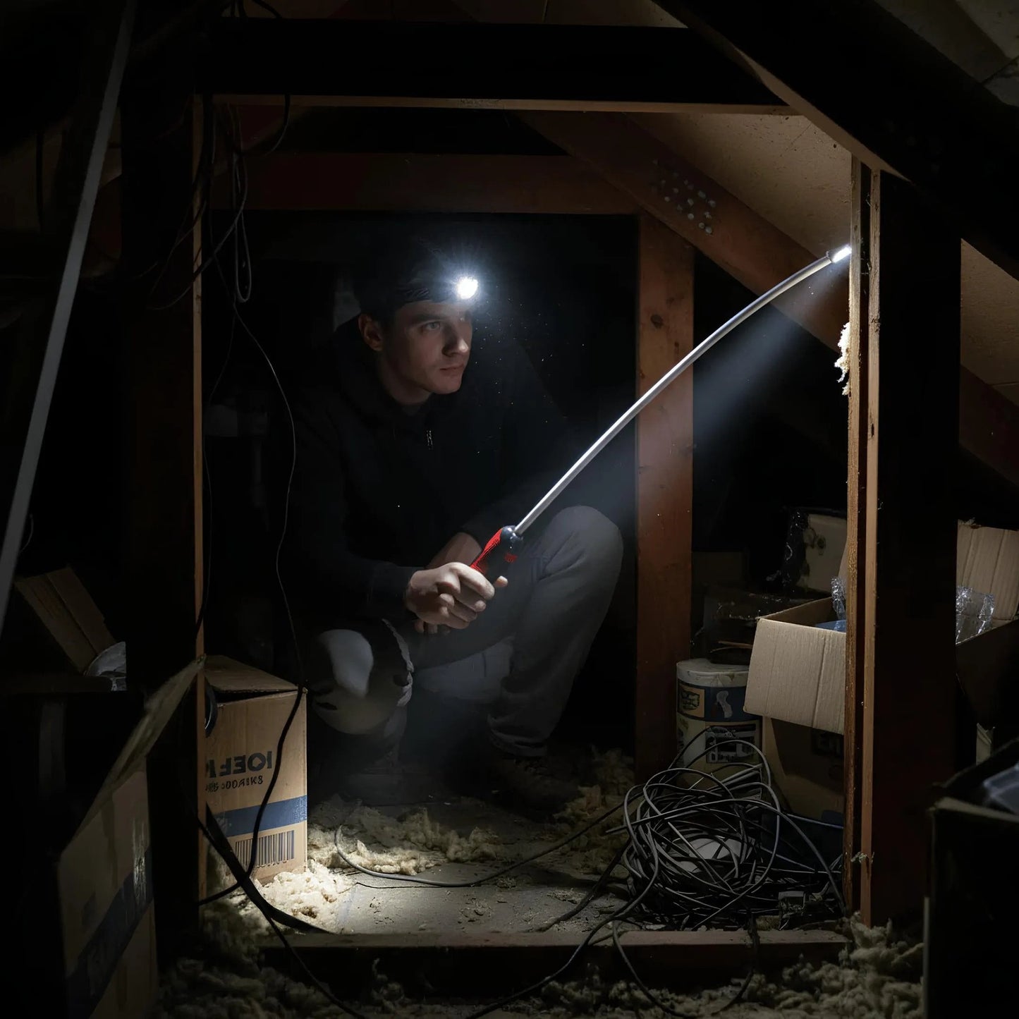 🔥Bendable Flexible LED Work Light💡: Your Professional Light for Narrow Spaces 🛠️
