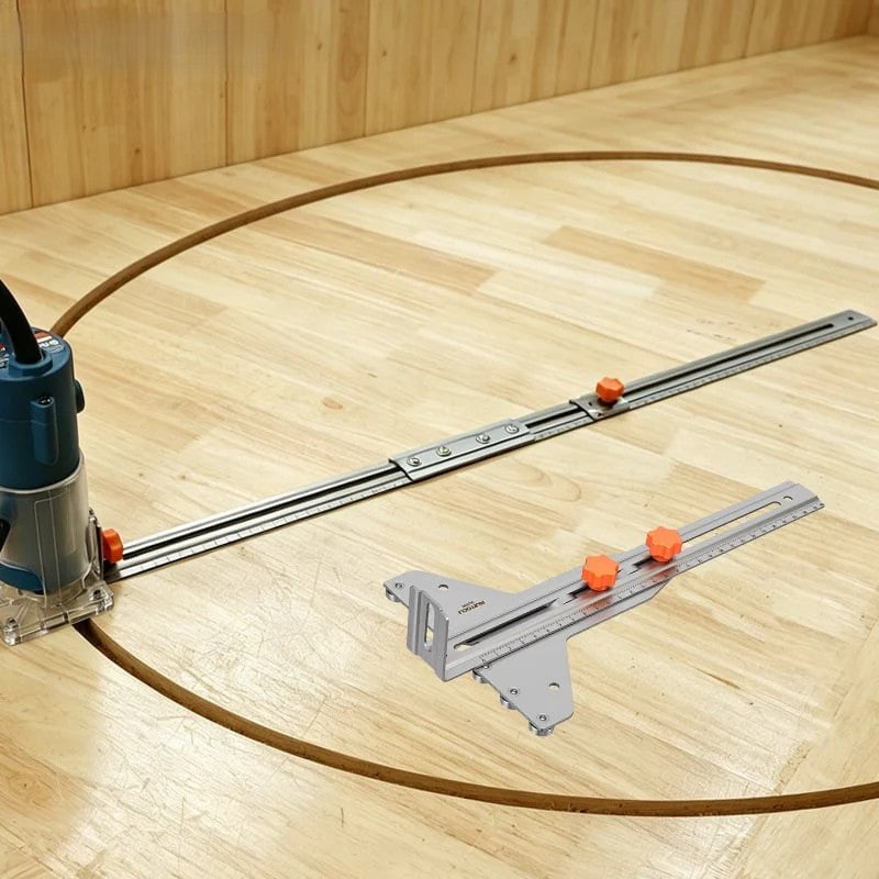 Precision Router Circle Cutting Jig – Straight Edge Woodworking Guide Tool