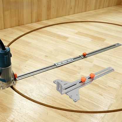Precision Router Circle Cutting Jig – Straight Edge Woodworking Guide Tool