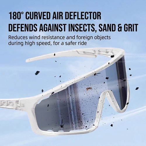 Unisex Photochromic Cycling Sunglasses - Windproof for Road Bike, Day and Night Outdoor Sports Use