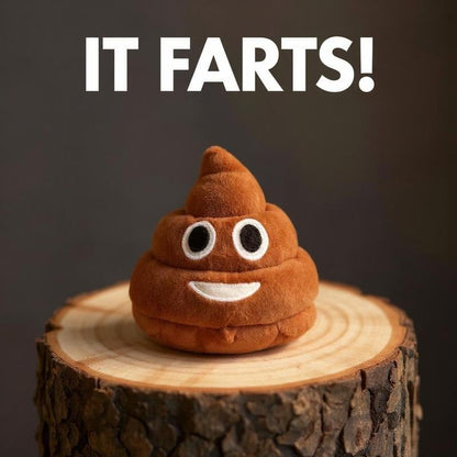 💥Funny  Poop Plush Toy – Makes Fart Sounds!💩