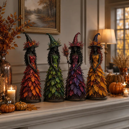🔥🧙Enchanted Autumn Witch Figurine (✨2026 Limited Edition)