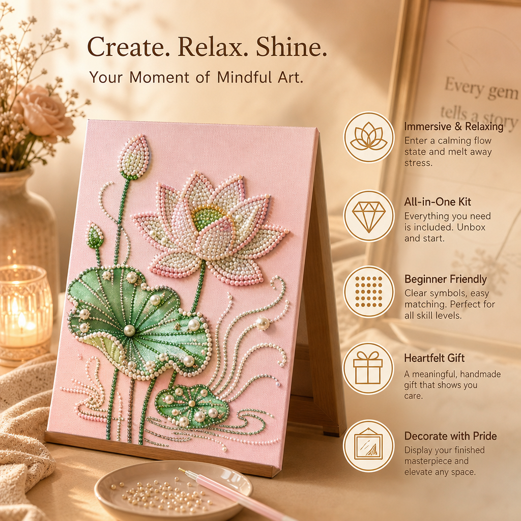 🎨Turn off the noise. Unleash the wonder ✨ DIY kit for pearl decorations