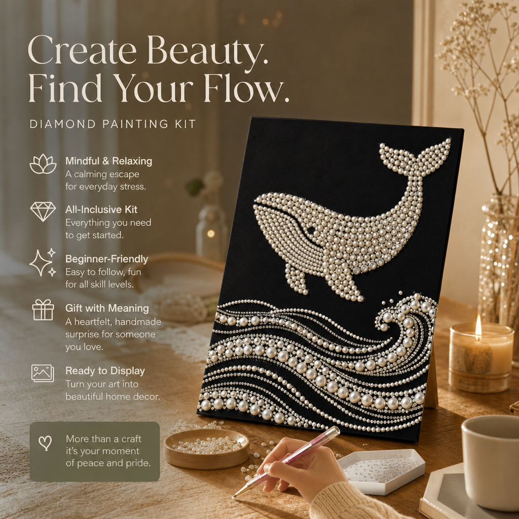🎨Turn off the noise. Unleash the wonder ✨ DIY kit for pearl decorations
