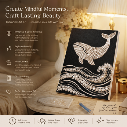 🎨Turn off the noise. Unleash the wonder ✨ DIY kit for pearl decorations