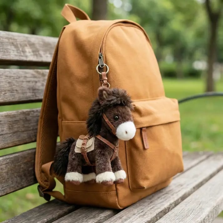 🔥LAST DAY 49% OFF🐎Plush Pony Bag Charm and Keychain