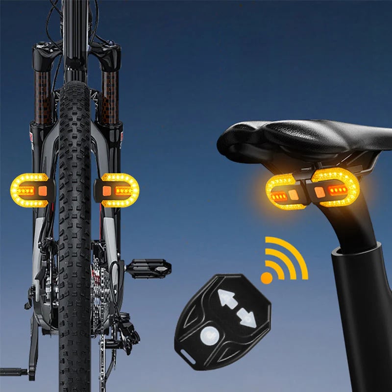 ⏰🔥 LIMITED-TIME OFFER: 50% OFF! ✨ Smart bike safety light with wireless remote control