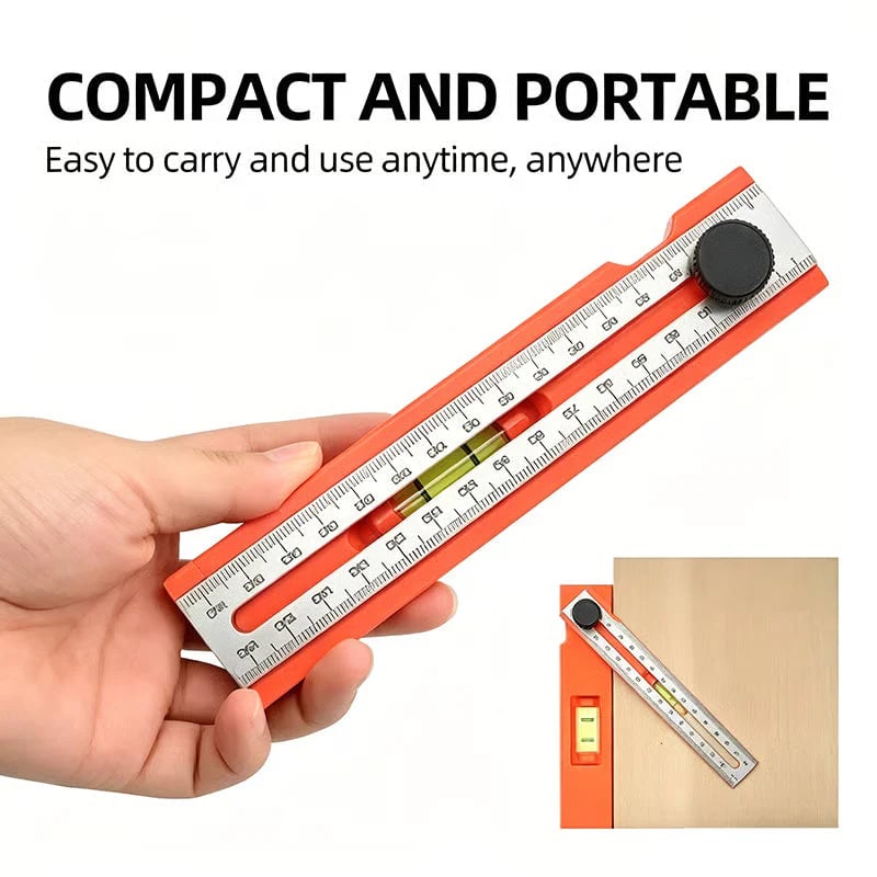 📏Multifunctional marking level ruler🚗