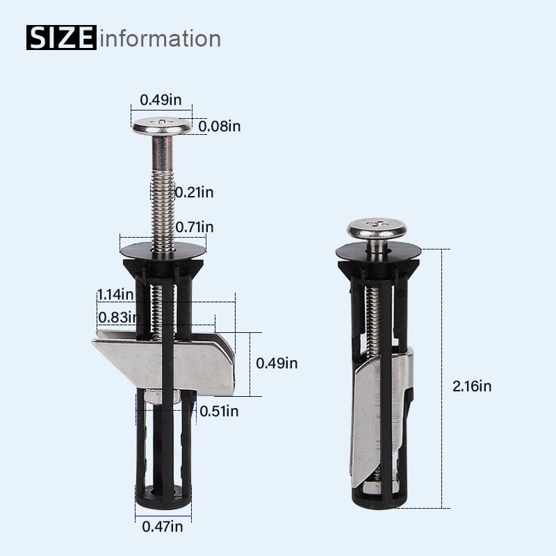 🔥Hot Sale🔥Heavy Duty Toilet Seat Fastener Bolt kit🔥