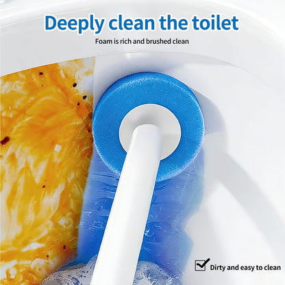 Disposable Toilet Brush System with 32 Refills