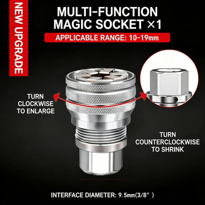 🔥HOT SALE 49% OFF  🔧✨Multi-Function Universal Socket Wrench Tool