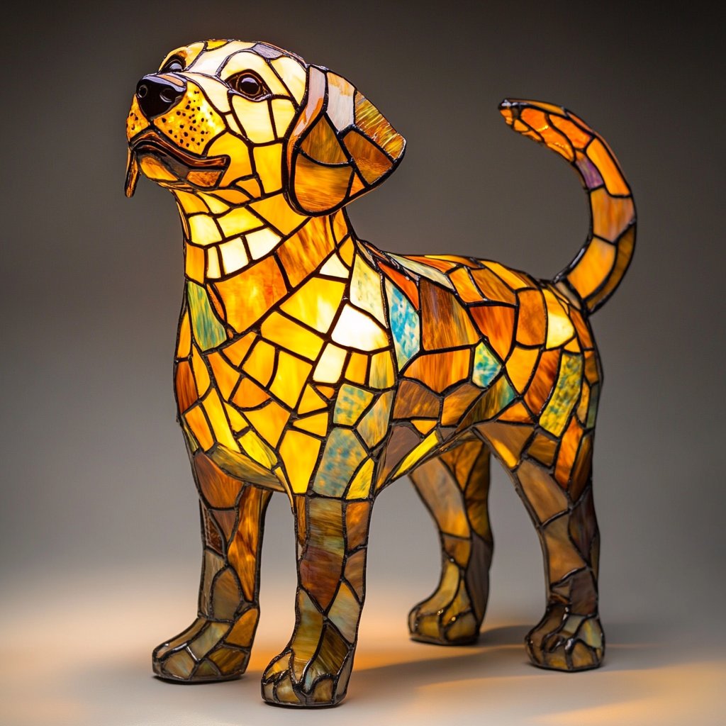 🐶3D Table Lamp Cute Dog Home Room Decor