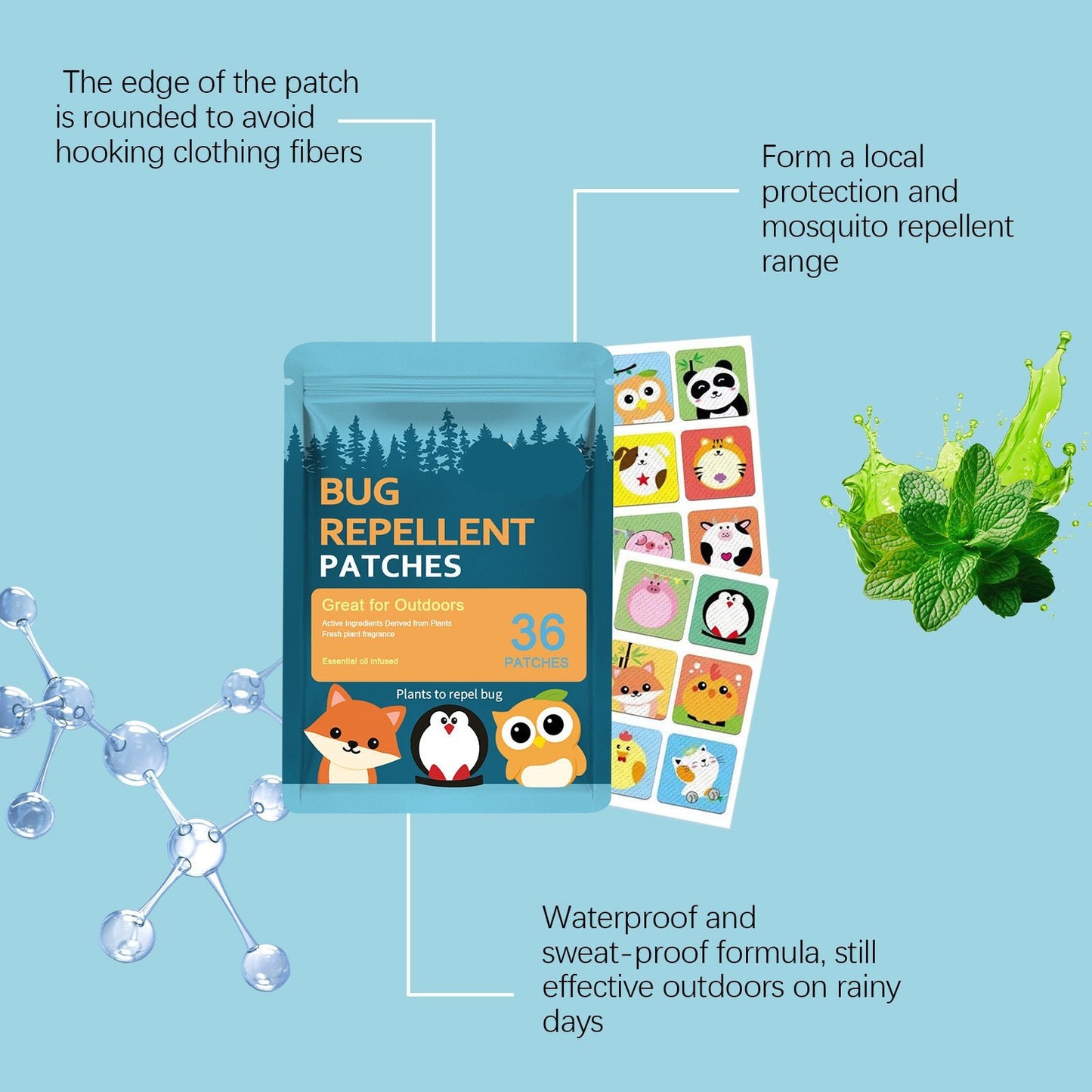 🦟 Say Goodbye to Mosquito Bites - 49% OFF - ✨ Mosquito Repellent Stickers - Safe, Natural Protection for All-Day Outdoor Fun!
