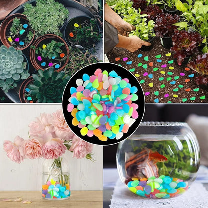 💥49%OFF💥🌈Colorful Glow-in-the-Dark Garden Stones