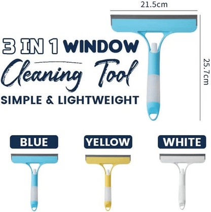 💦LAST DAY SALE 60% OFF⚡50K+ SOLD💥🔥3 in 1 Window Cleaning Scraper