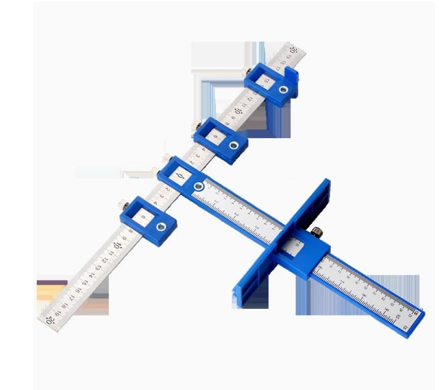 📏Precision Cabinet Hardware Jig - Handle & Pull Drill Guide Template for Door Drawer Installation