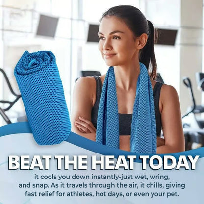 🎉 BUY 1 GET 1 FREE🌞Cooling Bottle - Cold Sweat Towel You Can Use Anywhere, Anytime! Reusable Soft Absorbent Cooling Portable