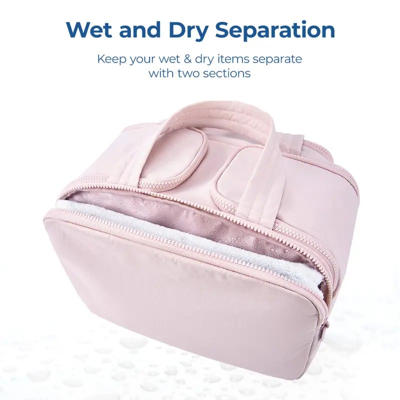 ✨Christmas Early Discount 🎄4-in-1 Puffy Multi-Functional Toiletry Bag for Women – Large Capacity Travel Organizer