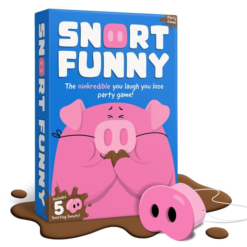 🎄Early Christmas Sale 49% OFF😂Snort Funny – The Oinkcredible You Laugh You Lose Party Game🐽
