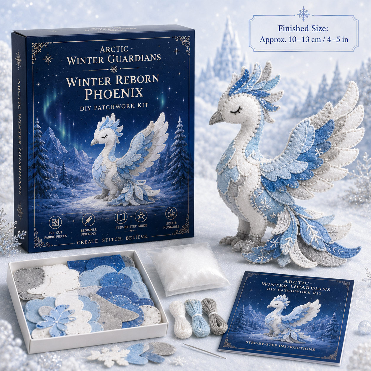 🔥Arctic Winter Guardians DIY Patchwork Kit