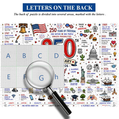🧩 Patriotic America Jigsaw Puzzle 1000 Pieces 🎁
