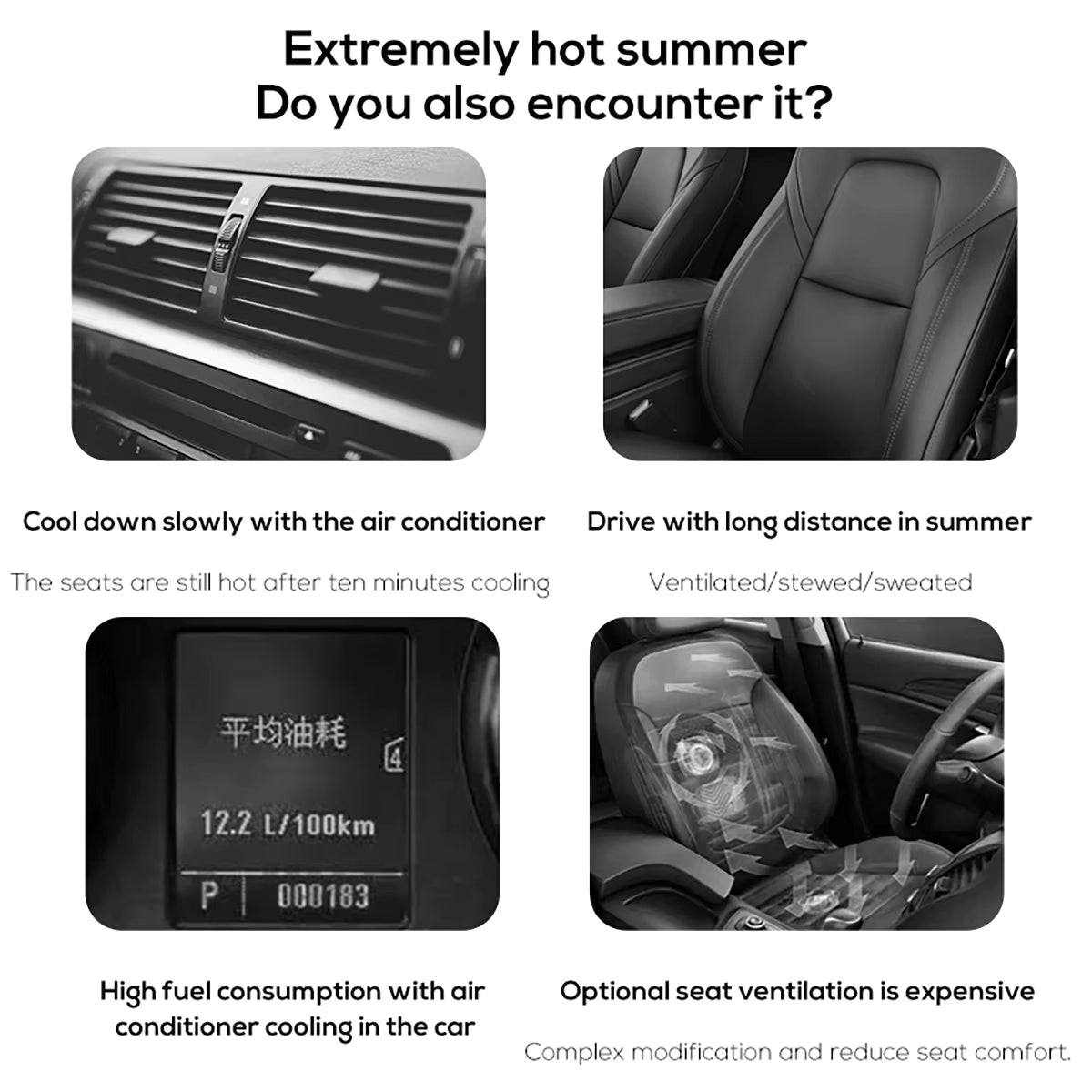 2026 Car Seat Fan Sunvisor Clip Fan