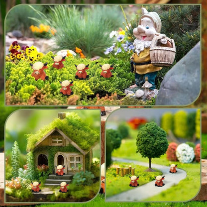🐂🥚 Easter Mini Highland Cow Figurines