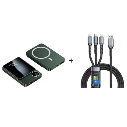 🔋✨Professional Magnetic Charger for Travelers & Professionals 🧲| 22.5W Wired & 15W Wireless💥