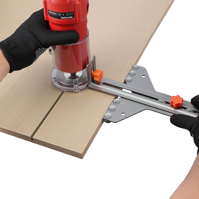Precision Router Circle Cutting Jig – Straight Edge Woodworking Guide Tool