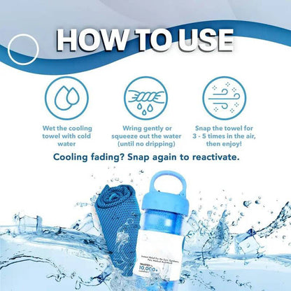 Cooling Towel – Quick Dry Sports Towel for Gym, Travel & Outdoor Activities