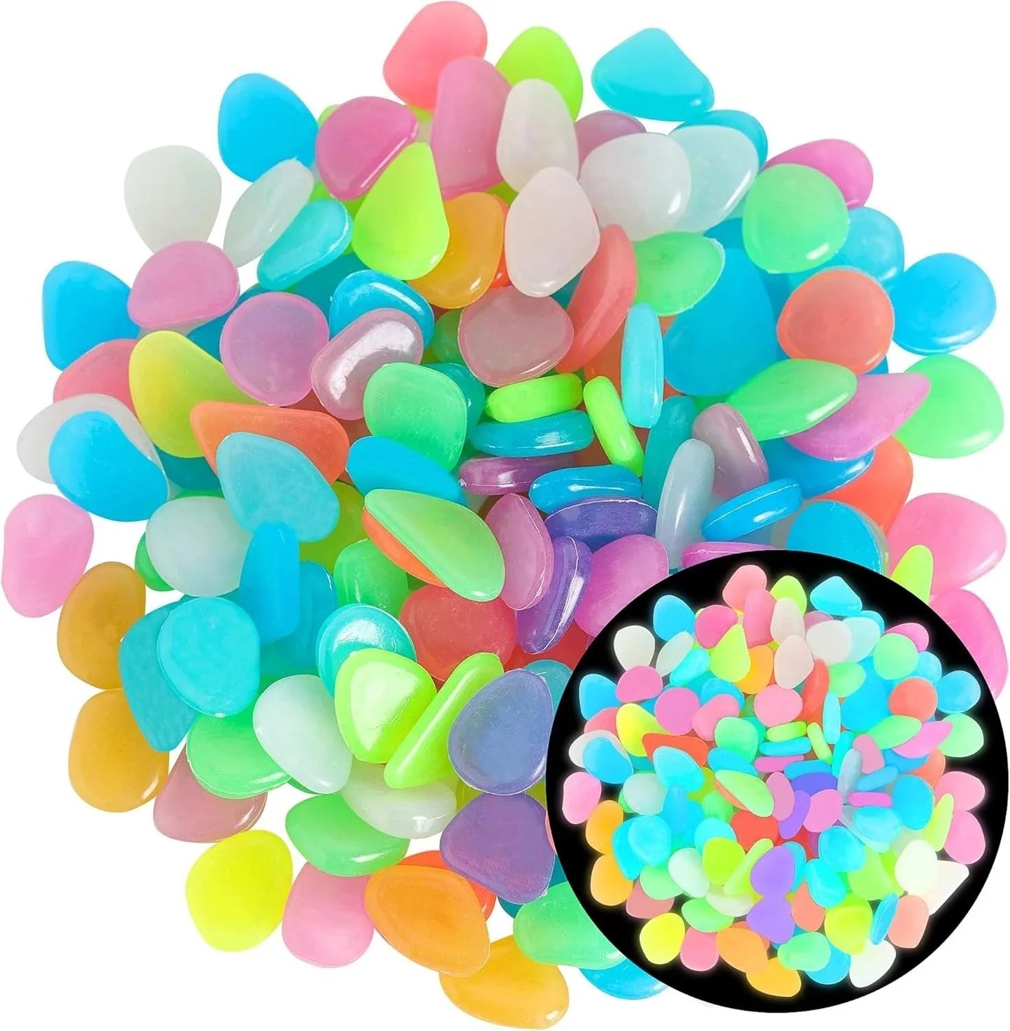 💥49%OFF💥🌈Colorful Glow-in-the-Dark Garden Stones