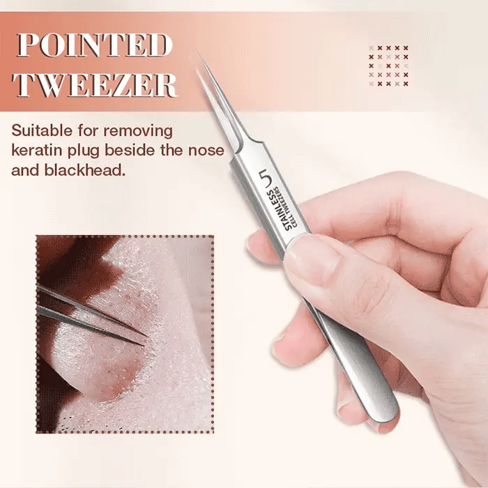 Professional Beauty Salon Tweezers | 2026 New Year Launch49% OFF | Precision Slant & Pointed Tips for Brows & Lashes | Essential for Makeup Artists & Home Kits 🎆✨