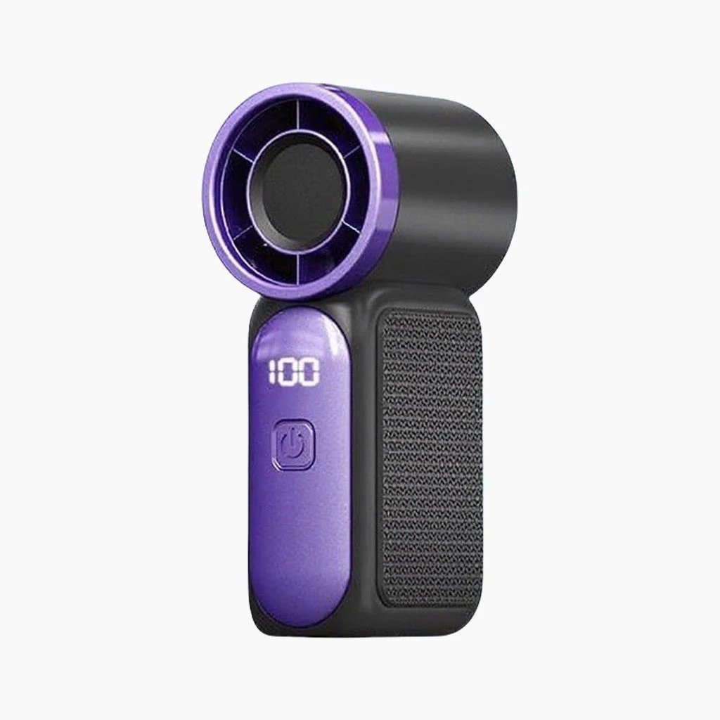🥳2026 HOT SALE🥳💞❄️ ! Turbo Handheld Fan, 6 speeds, LED display. 3000mAh battery 🌬️✨