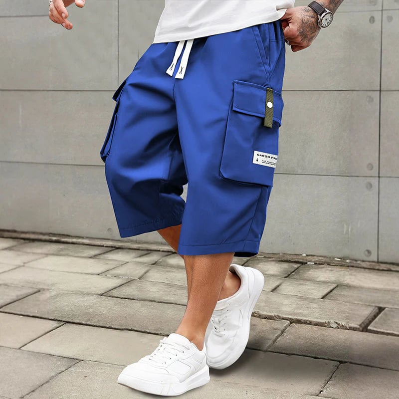 ⏳LAST DAY SALE 49% OFF !!📢Men's Casual Drawstring Capri Cargo Pants 🔥