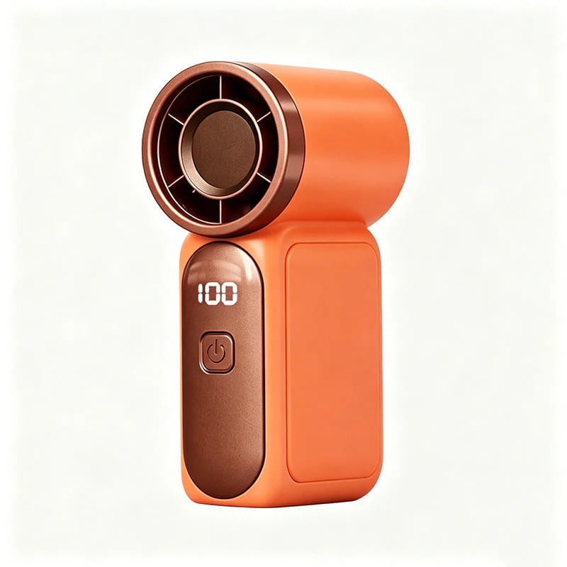 🥳2026 HOT SALE🥳💞❄️ ! Turbo Handheld Fan, 6 speeds, LED display. 3000mAh battery 🌬️✨