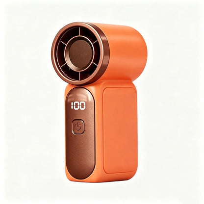 🥳2026 HOT SALE🥳💞❄️ ! Turbo Handheld Fan, 6 speeds, LED display. 3000mAh battery 🌬️✨