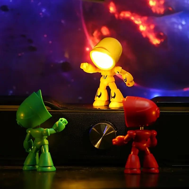 🔥Last Day 49% OFF - 🤖Lonely Robot Cartoon Cute Robot Design Companion Table Light