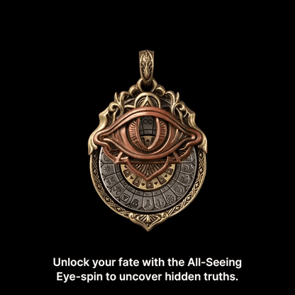 👁️‍🗨️Handmade Tarot Vision Pendant: Connect to Cosmic Wisdom Anytime(✨Comes with instruction manual)