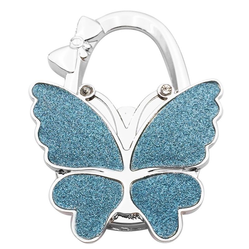 Butterfly Foldable Handbag Hook – Stylish, Portable & Non-Slip Bag Hanger