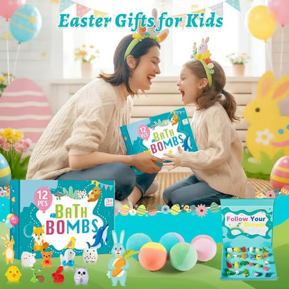 🛁 Natural Bath Bombs for Kids with Mega Bubbles & Surprise Inside 🥚✨ Same as in the video