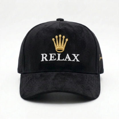 Relax Crown Vintage Baseball Cap