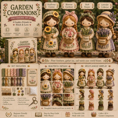🎁🧵 Tiny Worlds Collection – Patchwork DIY Kit Series