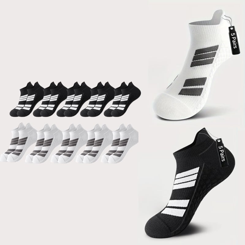 Black + White (10 Pairs) / One size