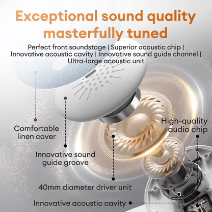 🏆Last Day Promotion 49% OFF😴 🎶S1 Ultra-Thin Bluetooth Pillow Speaker with Bluetooth 6.0 - Bone Conduction Technology