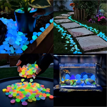 💥49%OFF💥🌈Colorful Glow-in-the-Dark Garden Stones