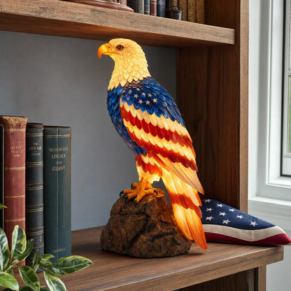 ⚡️Independence Day 🦅🌙U.S. 250th Eagle Stained Glass Table Lamp✨