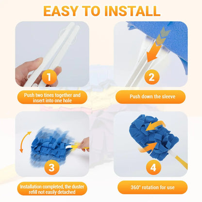 🔥LAST DAY 49% OFF-Reusable Chenille Microfiber Dust Duster