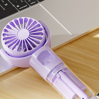 💧 Portable Rechargeable Handheld Misting Fan – USB charging & 3 speeds – Cools with fine mist – perfect for summer outings or travel 🌬️✨
