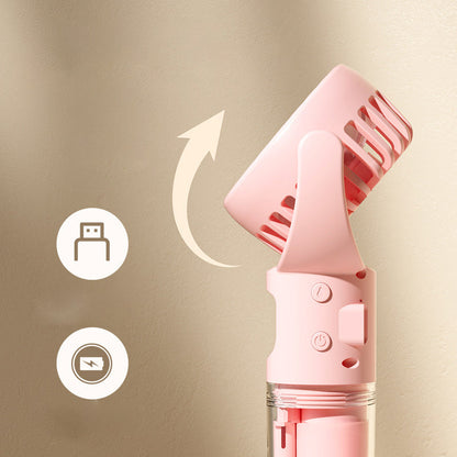 💧 Portable Rechargeable Handheld Misting Fan – USB charging & 3 speeds – Cools with fine mist – perfect for summer outings or travel 🌬️✨