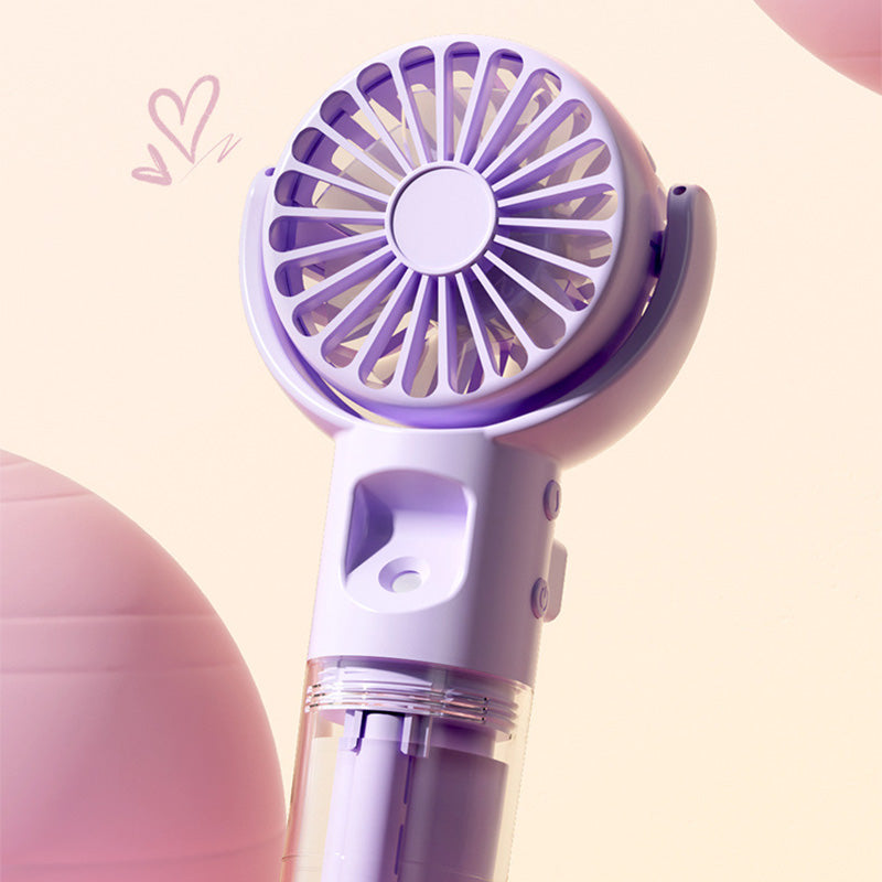 💧 Portable Rechargeable Handheld Misting Fan – USB charging & 3 speeds – Cools with fine mist – perfect for summer outings or travel 🌬️✨
